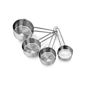 STAINLESS STEEL  MEASURING CUP SET  4PCS  60/80/125/250ml