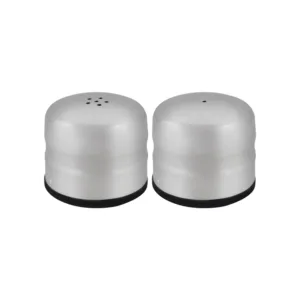 STAINLESS STEEL  JUMBO SALT & PEPPER CANISTERS