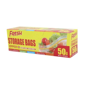 STORAGE BAGS WITH ZIPLOCK SMALL 16.5x14.9CM 50PCS (TBD)