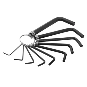 TOLSEN  HEX ALLEN KEY SET ON RING  (1x10pc)