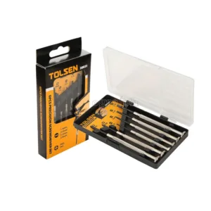 TOLSEN PRECISION SCREWDRIVER SET  (1x6pc)