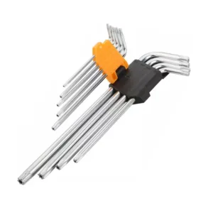 TOLSEN  TORX EXTRA LONG ARM HEX ALLEN KEY SET  (1x9pc)