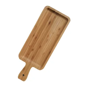 WOODEN SERVING TRAY 14X30X1.7CM (TBD)