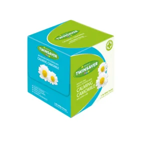 TWINSAVER  CALMING CAMOMILE 3PLY WHITE  (60 TISSUES)