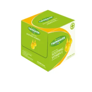 TWINSAVER  SOOTHING VITAMIN E  3PLY WHITE  (60 TISSUES)