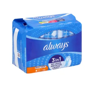 ALWAYS MAXI THICK SANITARY PADS (1x10)
