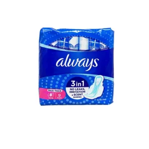 ALWAYS MAXI THICK LONG SANITARY PADS (1x9)