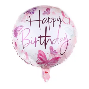 FOIL BALLOON 18 INCH HAPPY BIRTHDAY HELIUM/AIR (TBD)