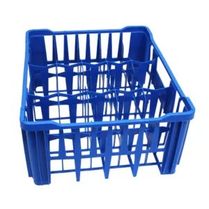 NAMPAK PLASTIC TUMBLER CRATE BLUE 30 DIVISION