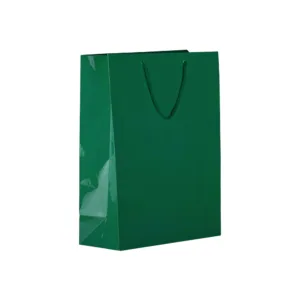 GIFT BAG EMERALD GREEN 17x9x22cm