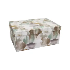 GIFT BOX PAINT SWATCH ABSTRACT SIZE 8 32x25x14cm