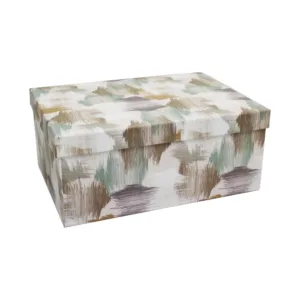 GIFT BOX PAINT SWATCH ABSTRACT SIZE 9 34x26x15cm