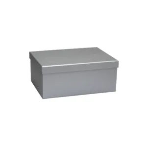 GIFT BOX SILVER SIZE 4 24x17x10cm