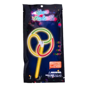 GLOW STICK FRISBEE/WINDMILL ASSORTED DESIGNS