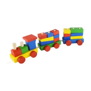 GROWING MINDS  WOODEN TRAIN SET  34cm