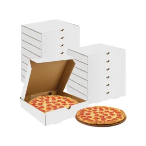 CORRUGATED PIZZA BOX LARGE 12" WHITE