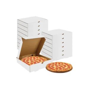 CORRUGATED PIZZA BOX MEDIUM 10" WHITE