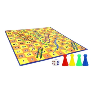 LARGE SNAKE & LADDER / LUDO GAME IN BLISTERPACK