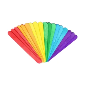 H-SELECT ICE CREAM STICK 9.4cm ASSORTED COLOURS (1x100)
