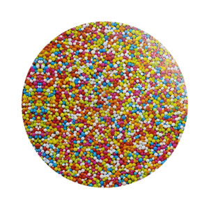 H-SELECT CAKE BOARD THIN ROUND CANDY PATTERN 10" (TBD)