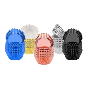 H-SELECT FOIL BAKING CUP 3x2cm IN PVC TUB (1x100)