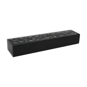 H-SELECT MACARON DRAWER BOX HOLLOW 25.8x6x4cm BLACK (1x20)
