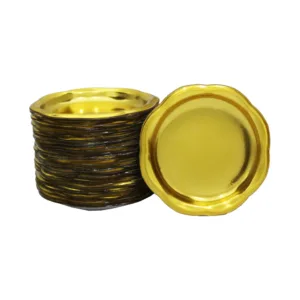 H-SELECT PETAL SHAPED MOUSSE TRAY PLASTIC 7.5cm (1x50)