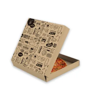 H-SELECT CORRUGATED PRINTED PIZZA BOX LARGE 12" KRAFT
