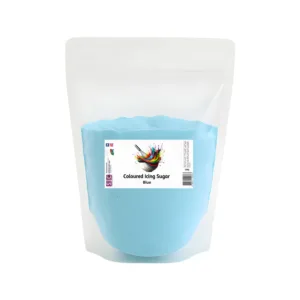 COLOURED ICING SUGAR 500g BLUE
