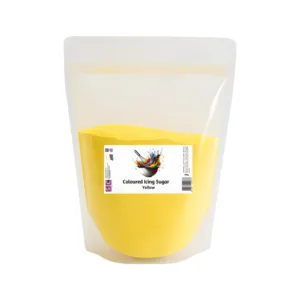COLOURED ICING SUGAR 500g YELLOW