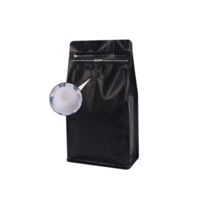 COFFEE POUCH W/ VALVE BLACK