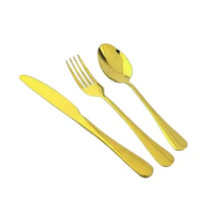 CUTLERY SET GOLD (FORK, KNIFE, SPOON) (TBD)