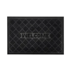 HOME PRIDE RUBBER PIN MAT 40x60cm WELCOME