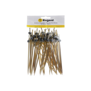 REGENT BAMBOO PICKS WITH SILVER BEADS 150mm (1x50)