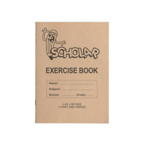 SCHOLAR SOFTCOVER EXERCISE BOOK A5 F/M 48 PAGES