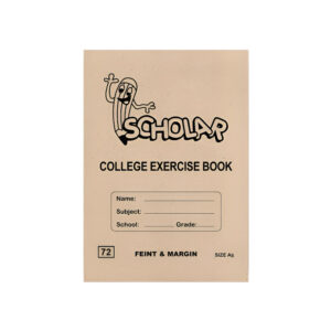 SCHOLAR SOFTCOVER EXERCISE BOOK A5 F/M 72 PAGES
