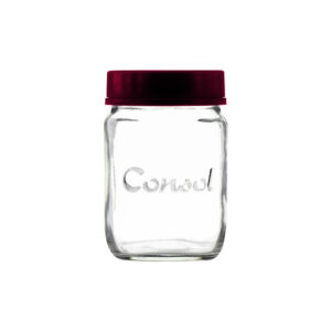 CONSOL JARS WITH ASSORTED COLOUR LIDS