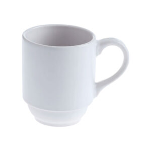 CONTINENTAL STACKING MUG WHITE 280ml BLANCO