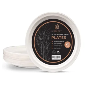 H-SELECT SUGARCANE FIBRE PLATE 9"or 10"