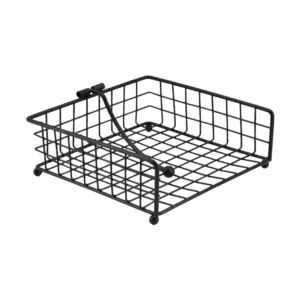REGENT BLACK NAPKIN HOLDER 185x185x65mm