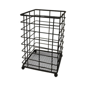 REGENT BLACK UTENSIL/CUTLERY HOLDER 110x110x165mm