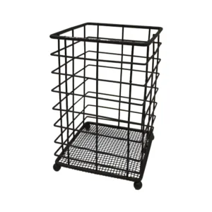 REGENT BLACK UTENSIL/CUTLERY HOLDER 110x110x165mm