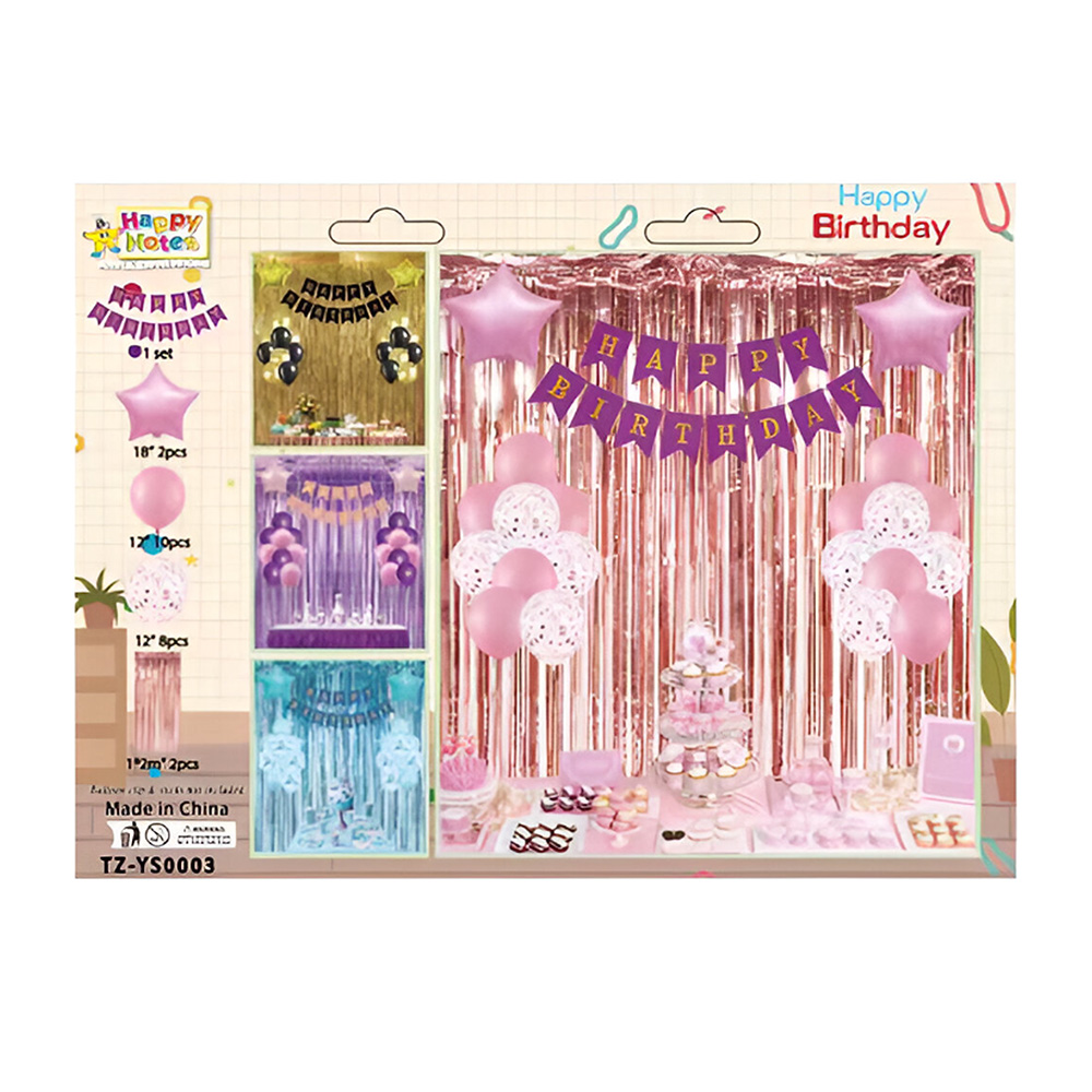 HAPPY BIRTHDAY DECORATION SET 23PC (TBD)
