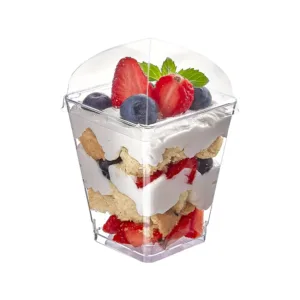 H-SELECT ACRYLIC DESSERT CONTAINER DOME LID 58x75mm (1x10)