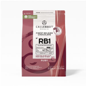 CALLEBAUT RB1 COUVERTURE CALLETS 2.5kg RUBY CHOCOLATE