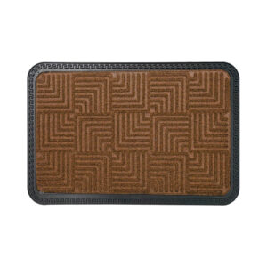 HOME PRIDE RUBBER BACKING MAT 40x60cm RIBBED CURVE-EDGE