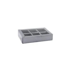 PARTITION BOX & LID SMALL 140x100x30mm 6 DIV.