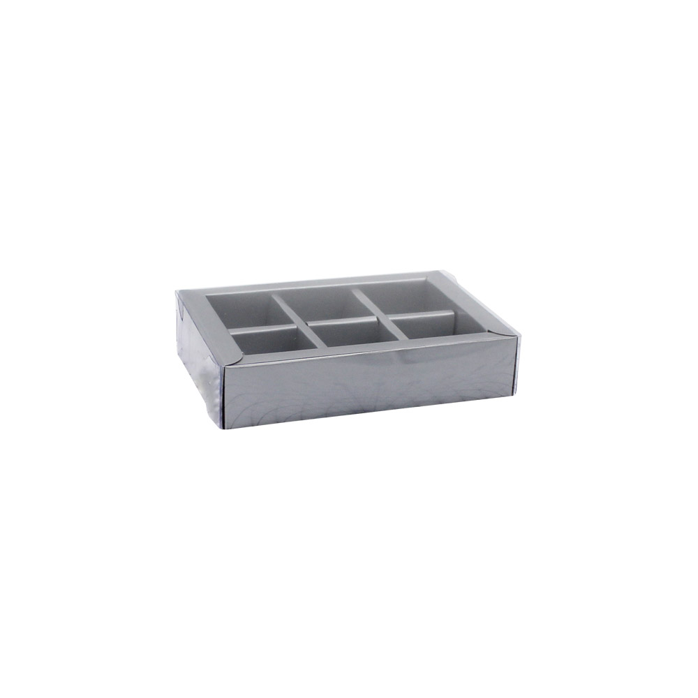 PARTITION BOX & LID SMALL 140x100x30mm 6 DIV.