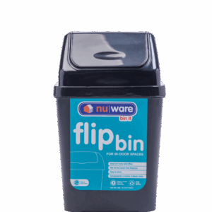 NU WARE FLIP TOP BIN 10L