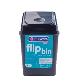 NU WARE FLIP TOP BIN 10L